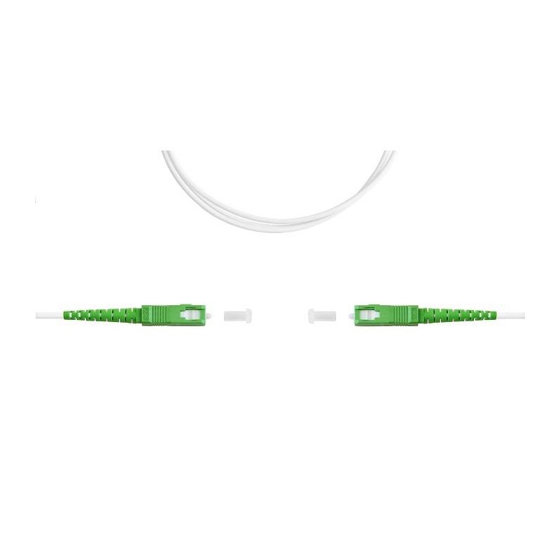 Патч-корд SC/APC-SC/APC simplex 10м 3мм LSZH G.657.A1 SUPRLAN 09-05076 Патч-корд SC/APC-SC/APC simplex 10м 3мм LSZH G.657.A1 SUPRLAN 09-05076
