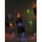 Гирлянда светодиодная со светодиодами-прищепками для фотографий 10LED мультиколор элементы питания 2хAA (не в компл.) КОСМОС KOC