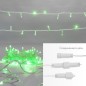 Гирлянда светодиодная "Нить" 10м 100LED зел. 12Вт 24В IP65 эффект мерцания провод ПВХ прозр. Neon-Night 305-254