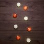 Гирлянда светодиодная "Тайские фонарики "Магия" 3.5м 20LED тепл. бел. 1Вт IP20 провод ПВХ прозр. элементы питания 2хAA (не в ком Гирлянда светодиодная "Тайские фонарики "Магия" 3.5м 20LED тепл. бел. 1Вт IP20 провод ПВХ прозр. элементы питания 2хAA (не в ком