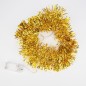 Гирлянда светодиодная "Мишура" 1.5м 10LED зол. тепл. бел. 0.1Вт IP20 провод ПВХ прозр. элементы питания 2хAA (не в компл.) Neon-