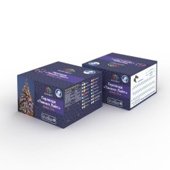 Гирлянда светодиодная "Твинкл Лайт" 10м 100LED син. 10Вт 220-240В IP65 с контроллером 8 режимов провод ПВХ черн. Neon-Night 303-
