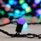 Гирлянда светодиодная "Мультишарики" 20м d17.5мм 200LED RGB 10Вт 24В IP65 провод ПВХ черн. Neon-Night 303-529