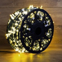 Гирлянда светодиодная "LED ClipLight" шаг 15см 665LED тепл. бел. 80Вт 12В IP65 эффект мерцания flashing бел. (уп.100м) Neon-Nigh