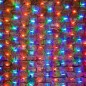 Гирлянда светодиодная "Сеть" 2х1.5м 288LED мультиколор 43Вт IP67 провод каучук черн. Neon-Night 217-119