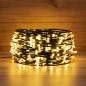 Гирлянда светодиодная "LED ClipLight" 1.5м 665LED тепл. бел. 80Вт 12В IP65 трансф. в компл. провод ПВХ темн. зел. (уп.100м) Neon