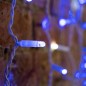 Гирлянда светодиодная "Светодиодный Дождь" 2х1.5м 300LED син. 23Вт 230В IP65 эффект мерцания провод бел. (нужен шнур питания 303