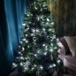 Гирлянда светодиодная "Твинкл Лайт" 15м 120LED бел. 6.9Вт 220-240В IP20 с контроллером 8 режимов провод ПВХ темн. зел. Neon-Nigh