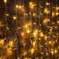Гирлянда светодиодная "Светодиодный Дождь" 2х9м 2200LED тепл. бел. 110Вт 230В IP65 постоян. свечение провод силикон. прозр. Neon Гирлянда светодиодная "Светодиодный Дождь" 2х9м 2200LED тепл. бел. 110Вт 230В IP65 постоян. свечение провод силикон. прозр. Neon