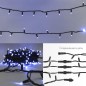 Гирлянда модульная светодиодная "Дюраплей LED" 20м 200LED син. 18Вт 230В IP67 постоян. свечение провод каучук черн. (нужен шнур 