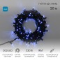 Гирлянда модульная светодиодная "Дюраплей LED" 20м 200LED син. 18Вт 230В IP67 постоян. свечение провод каучук черн. (нужен шнур 