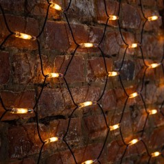 Гирлянда светодиодная "Сеть" 2х3м 432LED тепл. бел. 40Вт 220-240В IP67 провод каучук черн. Neon-Night 217-126