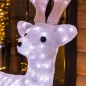 Фигура светодиодная акриловая "Снежный олень" 100см 380LED 6Вт IP65 трансф. в компл. Neon-Night 513-307