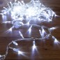 Гирлянда светодиодная "Кластер" 10м 200LED бел. 16Вт IP65 соединяемая провод ПВХ прозр. (нужен шнур питания 303-500-1) Neon-Nigh