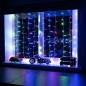 Гирлянда светодиодная "Светодиодный Дождь" 1.5х1.5м 144LED мультиколор 12Вт 230В IP20 свечение с динамикой с контроллером провод Гирлянда светодиодная "Светодиодный Дождь" 1.5х1.5м 144LED мультиколор 12Вт 230В IP20 свечение с динамикой с контроллером провод