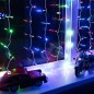 Гирлянда светодиодная "Светодиодный Дождь" 1.5х1.5м 144LED мультиколор 12Вт 230В IP20 свечение с динамикой с контроллером провод Гирлянда светодиодная "Светодиодный Дождь" 1.5х1.5м 144LED мультиколор 12Вт 230В IP20 свечение с динамикой с контроллером провод