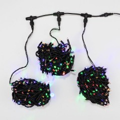 Гирлянда светодиодная "LED ClipLight" 3 нити х20м 399LED мультиколор 25Вт 24В IP65 свечение с динамикой с трансф. Neon-Night 323