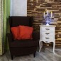 Фигура светодиодная "Подсвечник со свечками" 4LED 0.5Вт IP20 на подставке элементы питания 3хAAA (не в компл.) Neon-Night 513-03