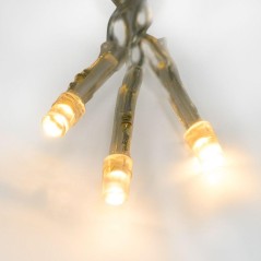 Гирлянда светодиодная "Светодиодный Дождь" 3х2м 240LED тепл. бел. 12Вт 230В IP20 свечение с динамикой провод прозр. Neon-Night 2