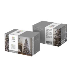 Гирлянда светодиодная "Твинкл Лайт" 20м 160LED тепл. бел. 10Вт 220-240В IP20 с контроллером 8 режимов провод ПВХ темн. зел. Neon