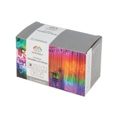Гирлянда светодиодный занавес из росы 3х3м 300 LED IP20 USB + пульт управления с крючками для крепления мультиколор Neon-Night 3