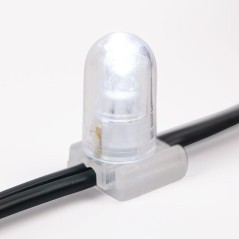 Гирлянда светодиодная "LED ClipLight" 1.5м 665LED бел. 80Вт 12В IP65 провод черн. (уп.100м) Neon-Night 325-125