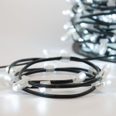 Гирлянда светодиодная "LED ClipLight" 1.5м 665LED бел. 80Вт 12В IP65 провод черн. (уп.100м) Neon-Night 325-125