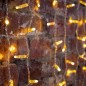 Гирлянда светодиодная "Светодиодный Дождь" 2х1.5м 300LED тепл. бел. 65Вт 230В IP65 эффект мерцания провод силикон. прозр. (нужен