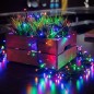 Гирлянда светодиодная "Кластер LED" 3м 288LED мультиколор 14Вт 220-240В IP20 провод ПВХ темн. зел. Neon-Night 303-629
