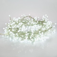 Гирлянда светодиодная "Мишура LED" 3м 288LED бел. 18Вт 220-240В IP20 провод ПВХ прозр. Neon-Night 303-605