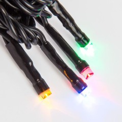 Гирлянда светодиодная "Твинкл Лайт" 20м 200LED мультиколор 20Вт 220-240В IP65 8 режимов провод ПВХ черн. (контроллер не в компл.