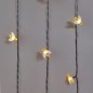 Светильник светодиодный садовый "Каскад Янтарные Пчелы" 5.8м LED тепл. бел. 6Вт IP65 с выносной солнечн. панелью 2м, аккум. Lamp