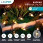Светильник светодиодный садовый "Каскад Янтарные Пчелы" 5.8м LED тепл. бел. 6Вт IP65 с выносной солнечн. панелью 2м, аккум. Lamp