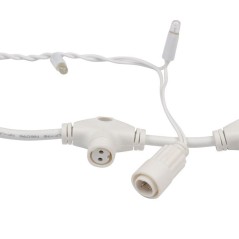Гирлянда светодиодная "Светодиодный Дождь" 2х1.5м 360LED зел. 23Вт 230В IP65 постоян. свечение провод бел. Neon-Night 235-114