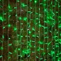 Гирлянда светодиодная "Светодиодный Дождь" 2х1.5м 360LED зел. 23Вт 230В IP65 постоян. свечение провод бел. Neon-Night 235-114