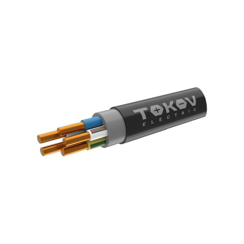 Кабель TOKOV ELECTRIC ВВГнг(А)-LS 5х6 ОК (N PE) 0.66кВ (м) ТХМ00407712