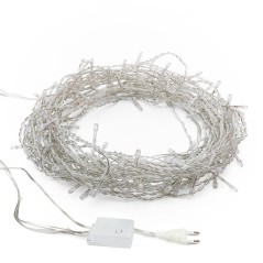 Гирлянда светодиодная "Светодиодный Дождь" 3х2м LED бел. свечение с динамикой провод прозр. 230В Neon-Night 235-095