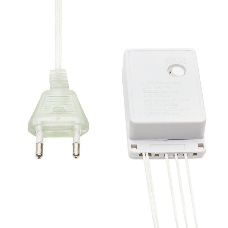 Гирлянда "Сеть" 1.5х1.5м 96LED бел. провод ПВХ прозр. Neon-Night 215-105
