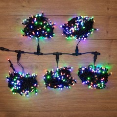 Гирлянда светодиодная "LED ClipLight" 5 нитей х20м 665LED мультиколор 50Вт 24В IP65 трансф. в компл. Neon-Night 323-509