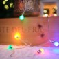 Гирлянда светодиодная "Мини-лампочки" 1.5м 10LED мультиколор 0.1Вт IP20 провод ПВХ прозр. элементы питания 2хAA (не в компл.) Ne