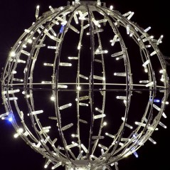 Фигура светодиодная "Шар светодиодный" d50см 200LED тепл. бел. 16Вт IP65 эффект мерцания Neon-Night 501-644