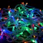 Гирлянда светодиодная "Нить" 10м 100LED мультиколор 8Вт 24В IP65 постоян. свечение провод ПВХ прозр. Neon-Night 305-159 Гирлянда светодиодная "Нить" 10м 100LED мультиколор 8Вт 24В IP65 постоян. свечение провод ПВХ прозр. Neon-Night 305-159