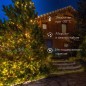 Гирлянда светодиодная "Нить" 10м 100LED желт. 8Вт 24В IP65 постоян. свечение провод ПВХ прозр. Neon-Night 305-151