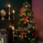 Гирлянда светодиодная "Твинкл Лайт" 15м 120LED тепл. бел. 6.9Вт 220-240В IP20 с контроллером 8 режимов провод ПВХ темн. зел. Neo Гирлянда светодиодная "Твинкл Лайт" 15м 120LED тепл. бел. 6.9Вт 220-240В IP20 с контроллером 8 режимов провод ПВХ темн. зел. Neo
