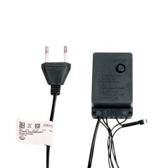 Гирлянда светодиодная "Твинкл Лайт" 15м 120LED тепл. бел. 6.9Вт 220-240В IP20 с контроллером 8 режимов провод ПВХ темн. зел. Neo