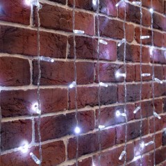 Гирлянда светодиодная "Светодиодный Дождь" 2х6м 768LED бел. 70Вт 230В IP65 постоян. свечение провод прозр. (нужен шнур питания 3