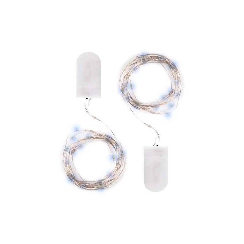 Гирлянда DC-G05-20WS2 20LED 2xCR2032 (в компл.) бел. (уп.2шт) ФАZА 5048010