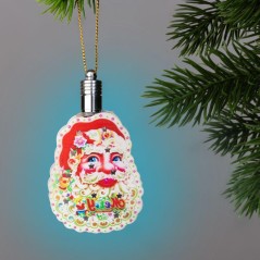 Фигура светодиодная подвесная "Санта Клаус" 8х6см LED RGB 1Вт IP20 Neon-Night 501-100
