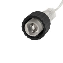 Фигура светодиодная акриловая "Мишка с красной лентой" 60см 200LED бел. 6Вт 24В IP65 понижающ. трансф. в компл. Neon-Night 513-2