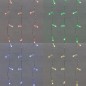 Гирлянда светодиодная "Айсикл" (бахрома) 4.8х0.6м 176LED RGB 19Вт 230В IP65 провод прозр. Neon-Night 245-209